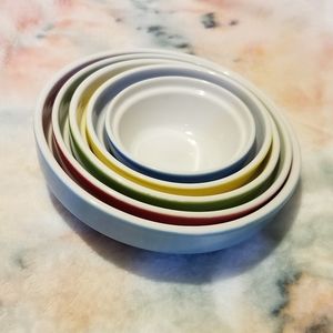 NEW Tasty 5 pc Ceramic Pinch Bowl Set